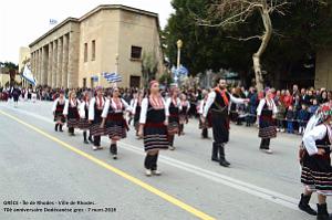 140- Rhodes- Defile Dodecanese grec